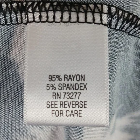 Apt 9 Womens Long Maxi Floral Dress Sleeveless Black White Size PM Petite Summer - Picture 5 of 9